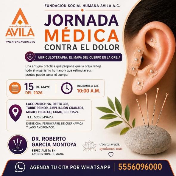 Fundación Social y Humana Ávila - Jornada Médica contra el Dolor CDMX