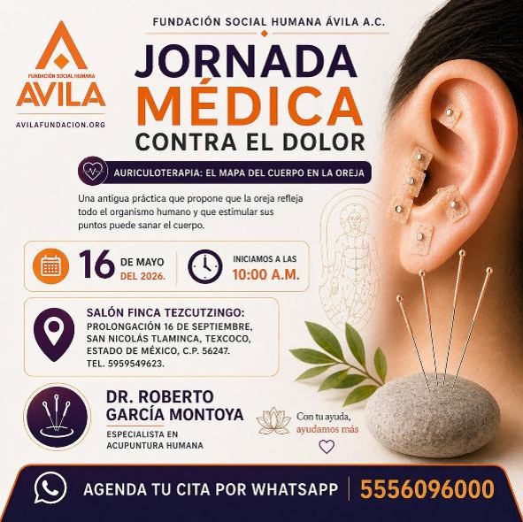 Fundación Social y Humana Ávila - Jornada Médica contra el Dolor Texcoco